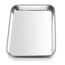 HEAVY DUTY STAINLESS STEEL MULTI BAKING TRAY KITCHEN HOME CATERING BAKING COOK