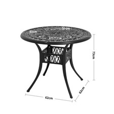 Cast Aluminium Garden Table