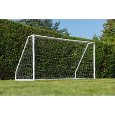 8FT x 4FT Football Goalpost Goal Post Net Clips Ground Pegs Set Kids Soccer UK