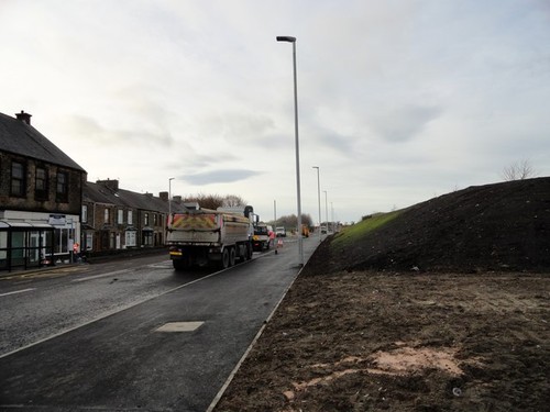 Photo 6x4 new road - new, leadgate