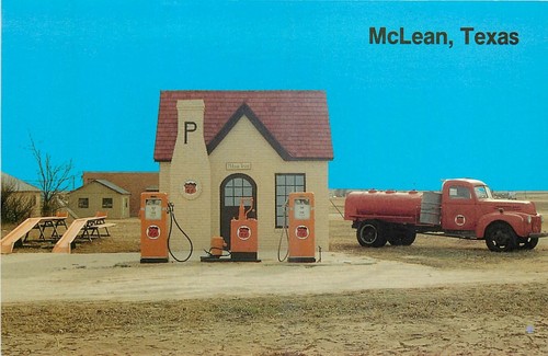 1950s mclean texas route - texas, 66