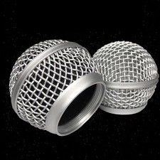 Wireless Microphone Grille Mic Ball Head Mesh For SHURE SLX24/SM58/PG58/BETA58A