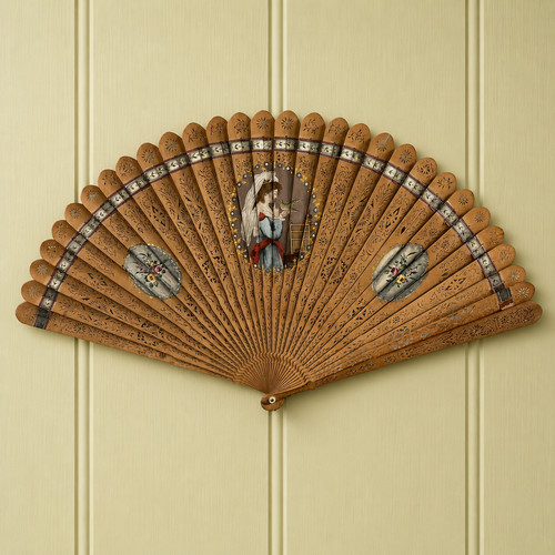 18th century wooden brisé fan - 18th,