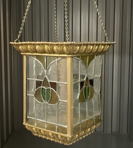 Brass and stained - and,