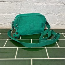 Kipling Dee Small Crossbody Shoulder Bag Green & Sharon Monkey Furry Keyring