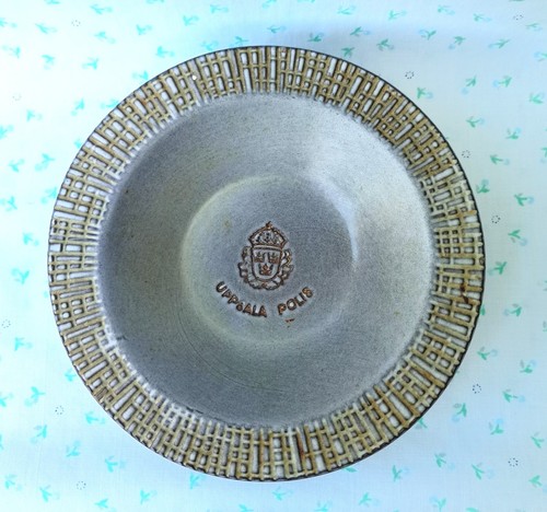 Upsala ekeby stoneware bowl - ekeby,
