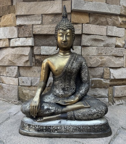 Bronze tone thai shakyamuni - 2,