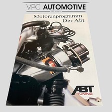 ABT Tuning Engine Catalog - Mk2 Golf 1.8 PB KR Rare Brochure