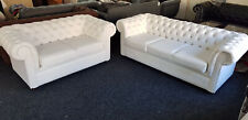 Chesterfield Sofa in White