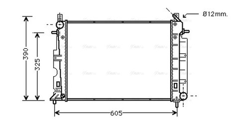 Ava coolant radiator - ava,