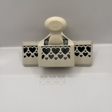Large Lattice Love Heart Deep Edge Border Punch  Martha Stewart