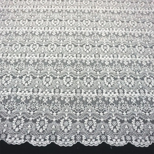 130cm embroidered tulle lace - embroidered,