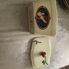 Clover Beauty And The Beast Butter Dish