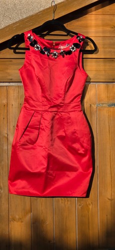 Lipsy london red embellished - red,