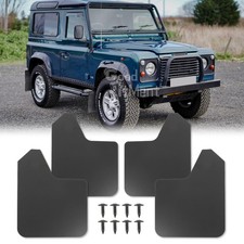 4x Front Rear Mud Flaps Splash Guards Mudflaps For LAND ROVER DEFENDER 90 110
