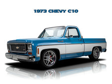 1973 Chevy C10  Metal Sign 9"