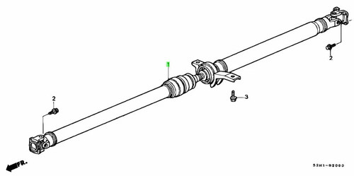 Honda hrv propshaft driveshaft - honda,