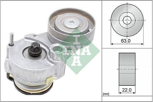 Ina belt tensioner - tensioner, for