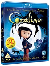 Coraline Blu-ray (2009) Henry Selick cert PG Incredible Value and Free Shipping!
