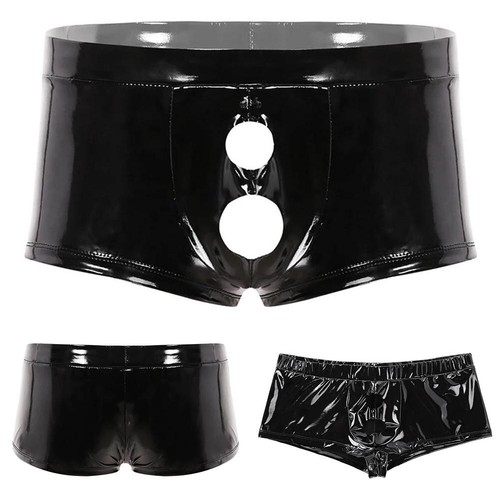 Shiny black pvc - shiny,