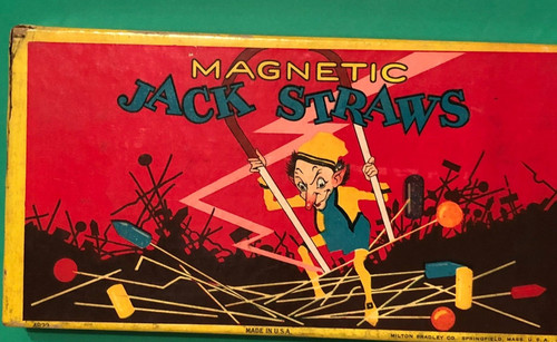 Magnetic jack straws - magnetic,