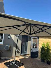 Cantilever Parasol, deluxe line from Blue Diamond- 3x3m-excellent condition