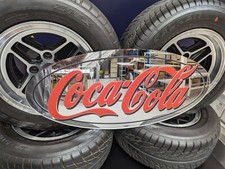 MIRROR COCA COLA logo sign man