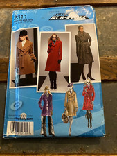 New SIMPLICITY Misses / Petite Project Runway Coat Sewing Pattern 4 - 12 231