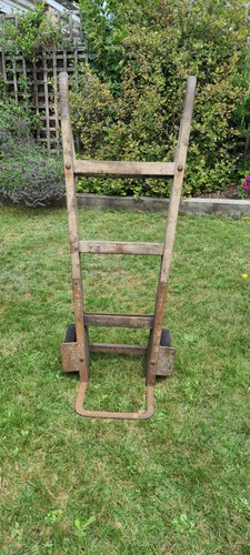 Vintage iron sack barrow - vintage,