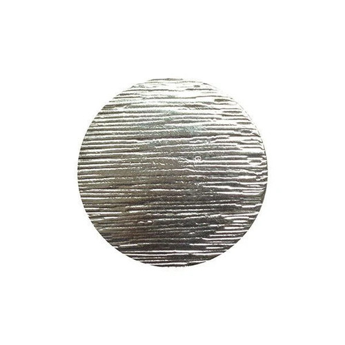 Silver round blazer buttons - silver,