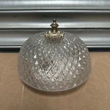 Vintage Cut Glass Dome Ceiling