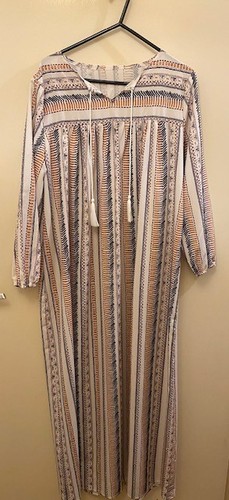 Ladies maxi kaftan sleeves - kaftan, 3/4