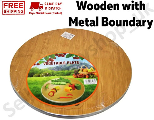 Round wooden metal - 34, cm