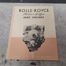 Rolls Royce Merlin 620/621 and Griffon 37 sales performance brochure