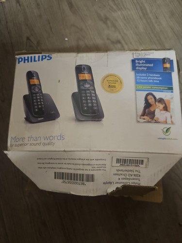 Philips cd170 duo twin handset - philips,