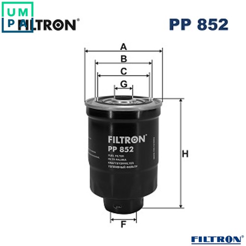 Fuel filter 852 - fuel,