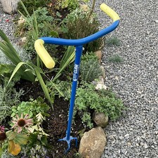 Original Garden Claw Tool Blue & Yellow Soil Tiller