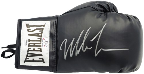Mike tyson signed black - mike,