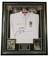 Jonny Wilkinson Jason Robinson 2003 Signed England Rugby shirt Jersey