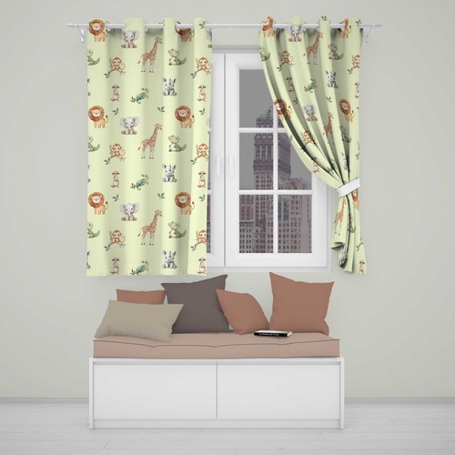 Blackout eyelet curtains - blackout,