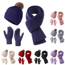 Hat Scarf and Gloves Set