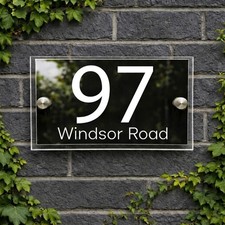 House number plaques - house,
