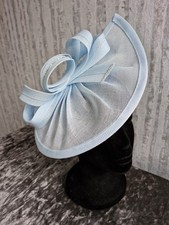 Pale Blue Fascinator Headpiece
