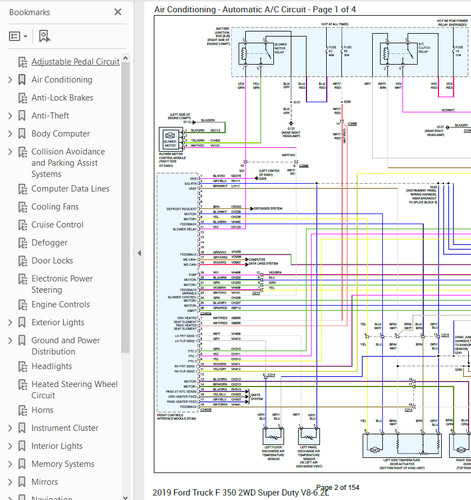 Ford 350 2019 color - ford, wiring
