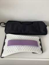 Back Stretcher Posture Relief Magic Lower Lumbar Pain Purple In Carry Bag