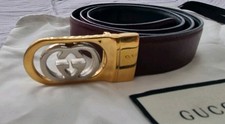 Vtg 80's Gucci black/burgundy