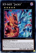 DOOD-EN047 K9-66X Jacks : Super Rare 1st Edition Mint YuGiOh Card