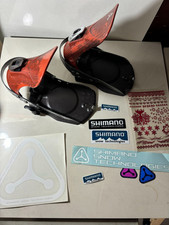 Shimano Step In Snowboard Binding Accublade Interaction with Yonex With Sticker