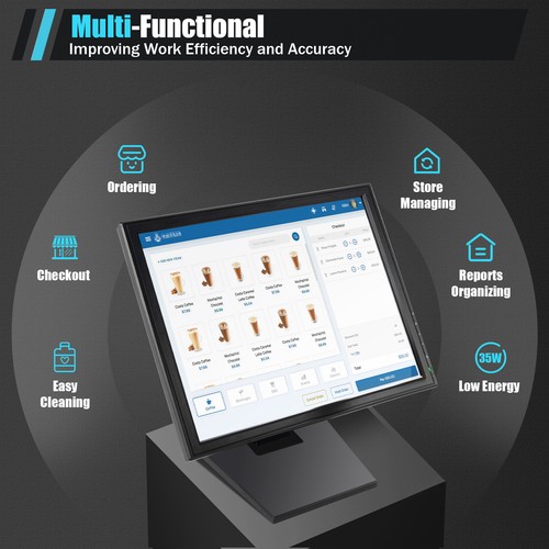 Touch screen lcd monitor - 17",