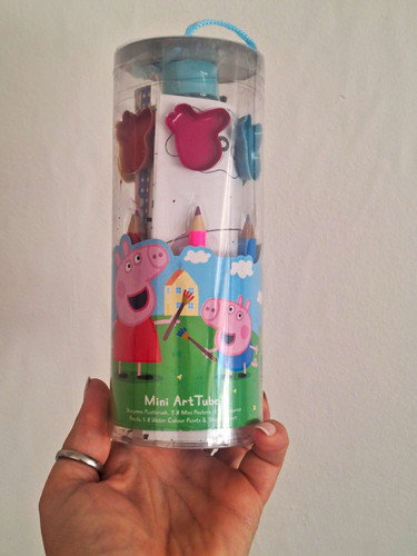 Peppa pig mini art tube - peppa,